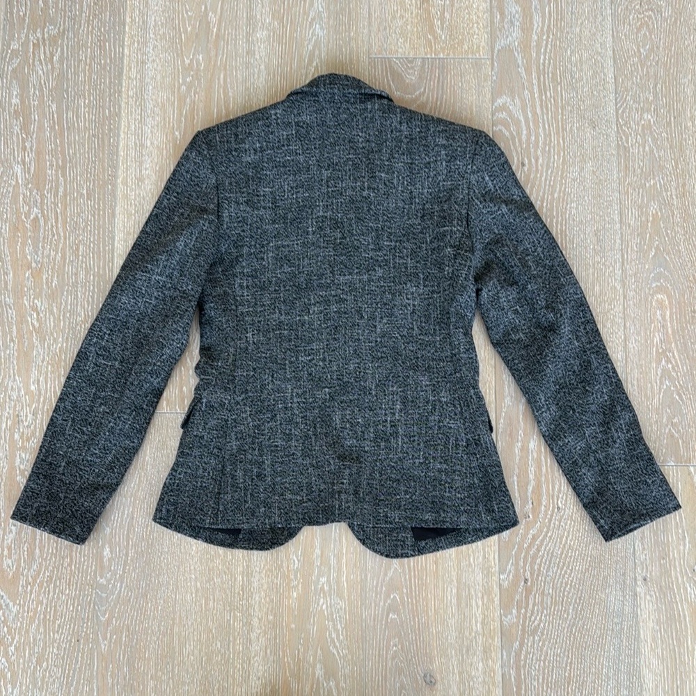 Express Women's Gray Patterned Double-Breasted Bl… - image 6